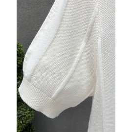 Luxury Knit Short Sleeve Polo Shirt for Men | Summer New Solid Color Lapel Collar Casual Tops, Button Details, Regular Fit