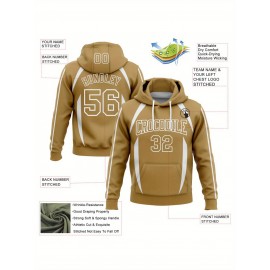 Customizable Men'S Plus Size Hoodie - Personalized 